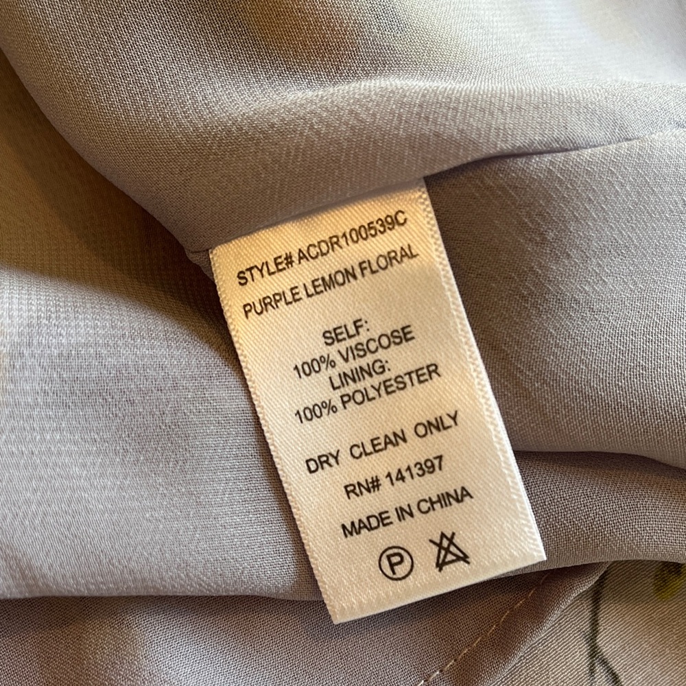 ASTR Bonjour Midi‎ Dress Long Women’s Medium Floral Flaws Milkmaid Cottagecore - Picture 11 of 17